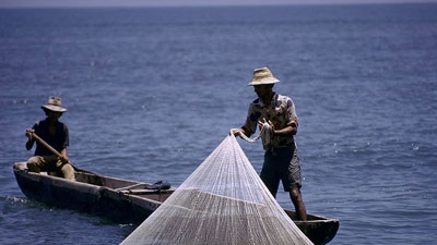 Pescadores en colombia